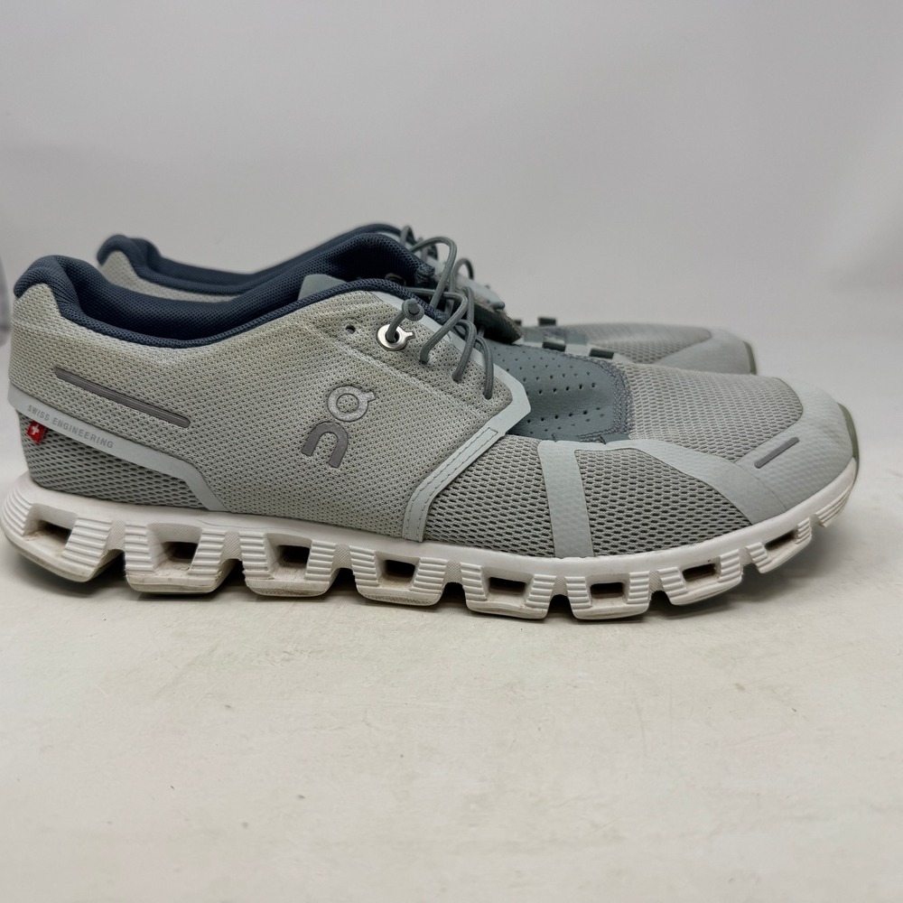 On Running Shoes Mens 10 Cloud Grey Slate Athletic Low Top Sneakers 59.98895